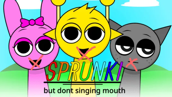 Sprunki But Don't Singing Mouth