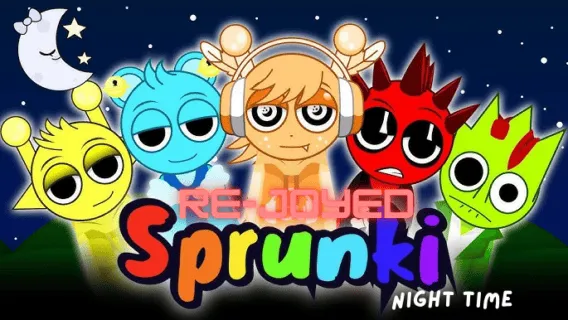 Sprunki Rejoyed: Night Time