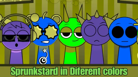 Sprunkstard in Different Colors